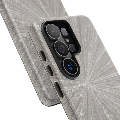 Sparkling Silver Burst Tough Case