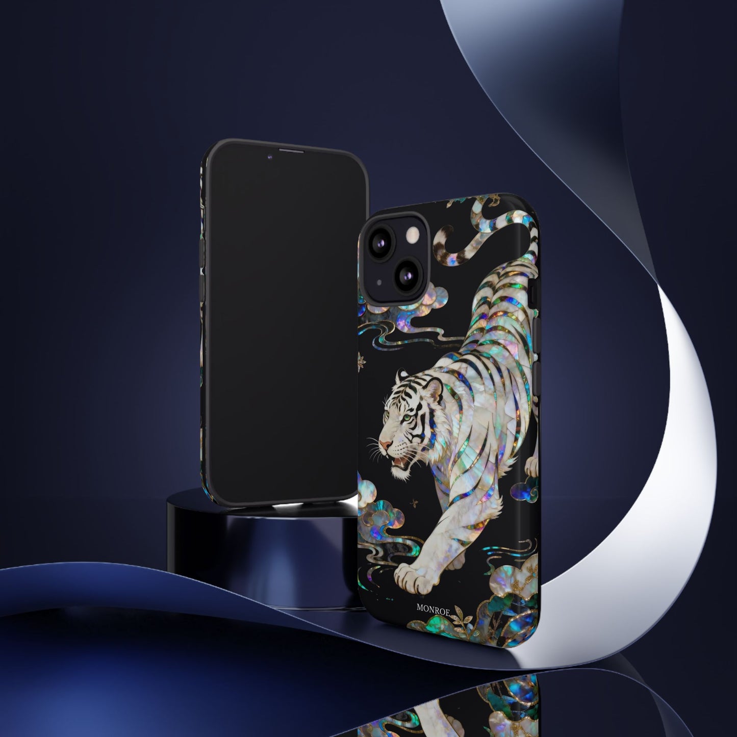 Iridescent White Tiger Tough Case