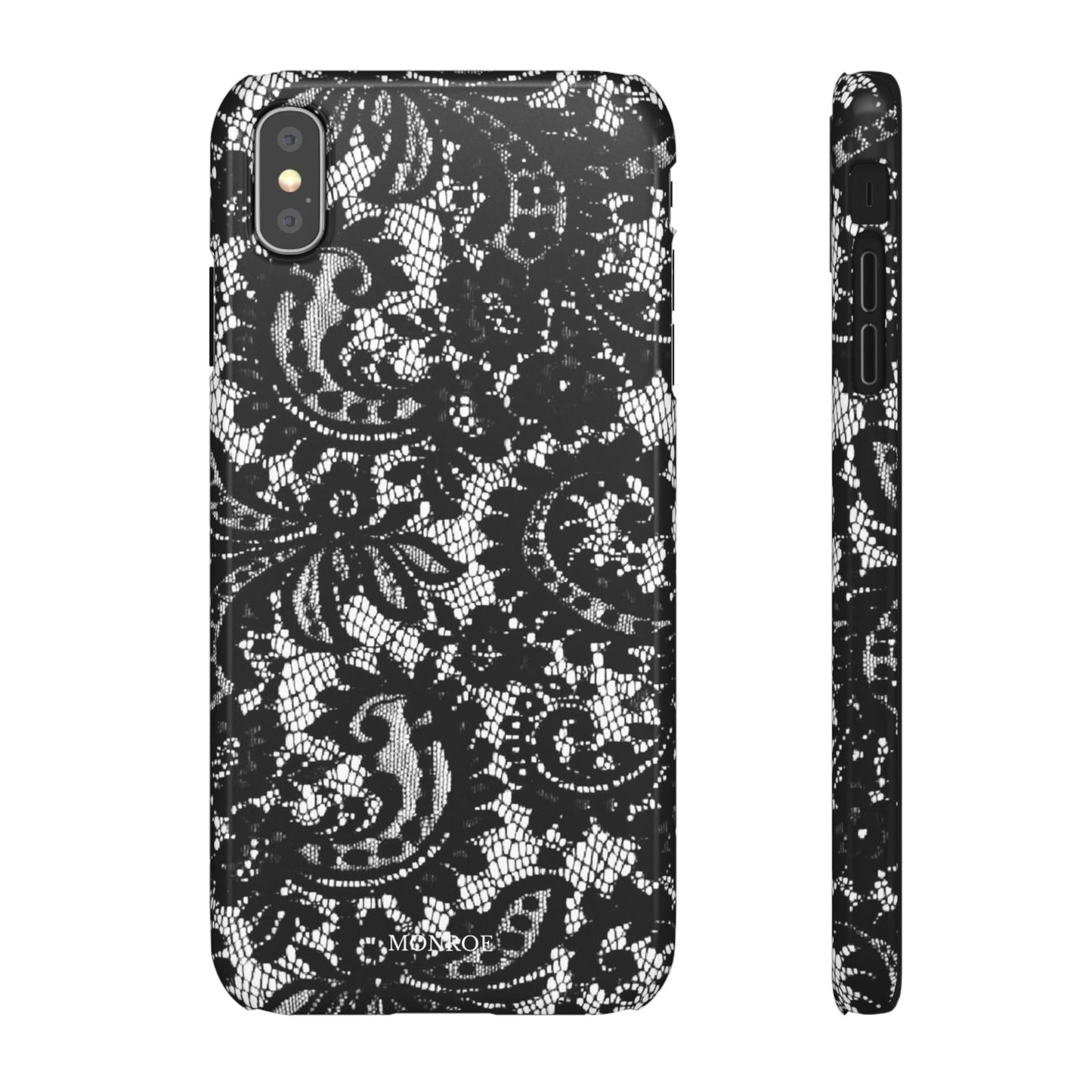 Black Lace Elegant Pattern Case
