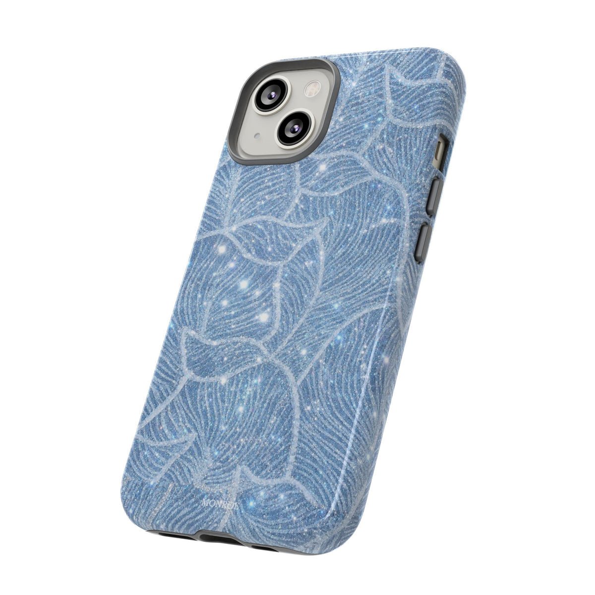 Glacier Blue Floral Tough Case