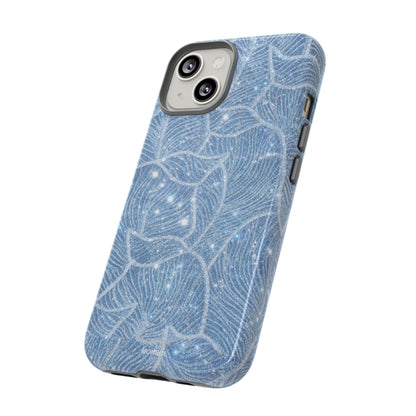 Glacier Blue Floral Tough Case