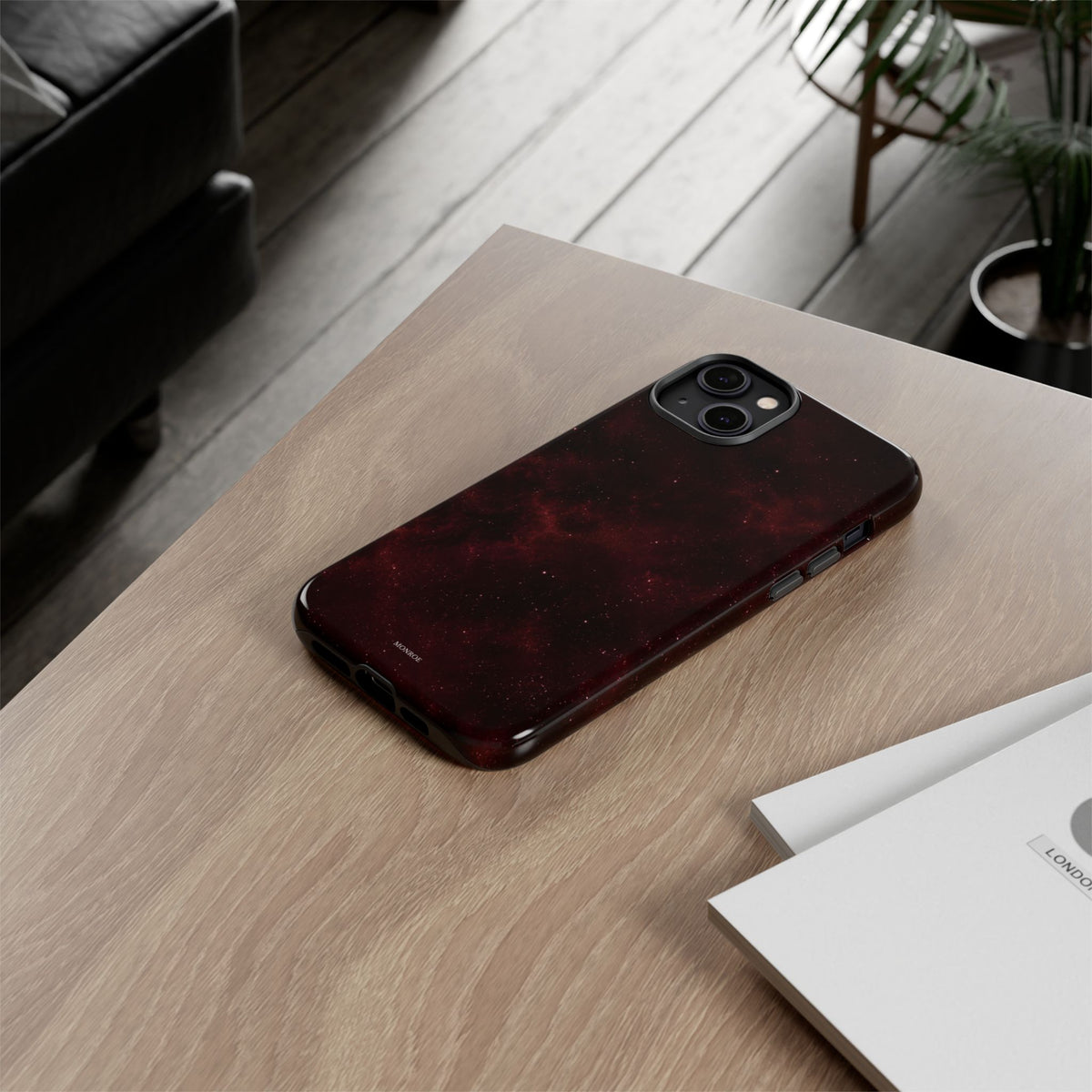 Burgundy Galaxy Tough Case