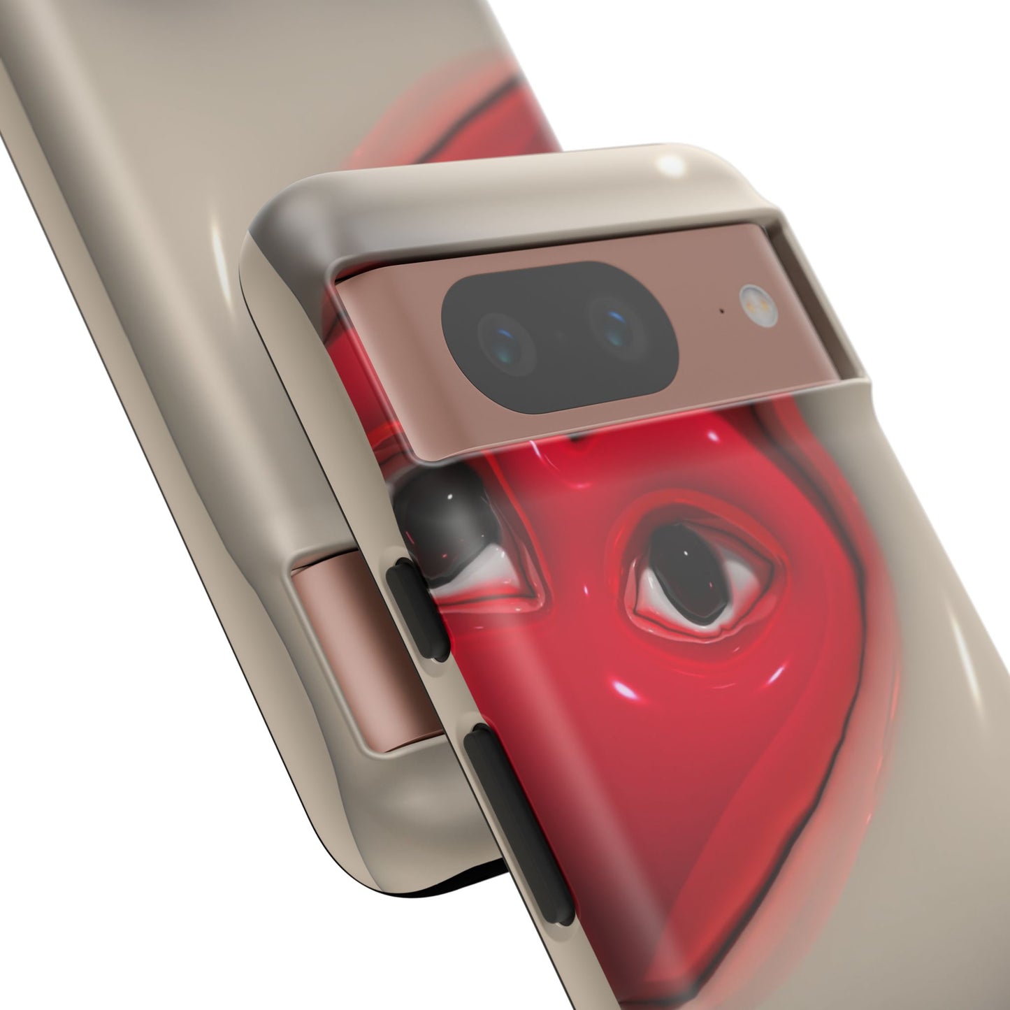 Red Heart Eyes Tough Case