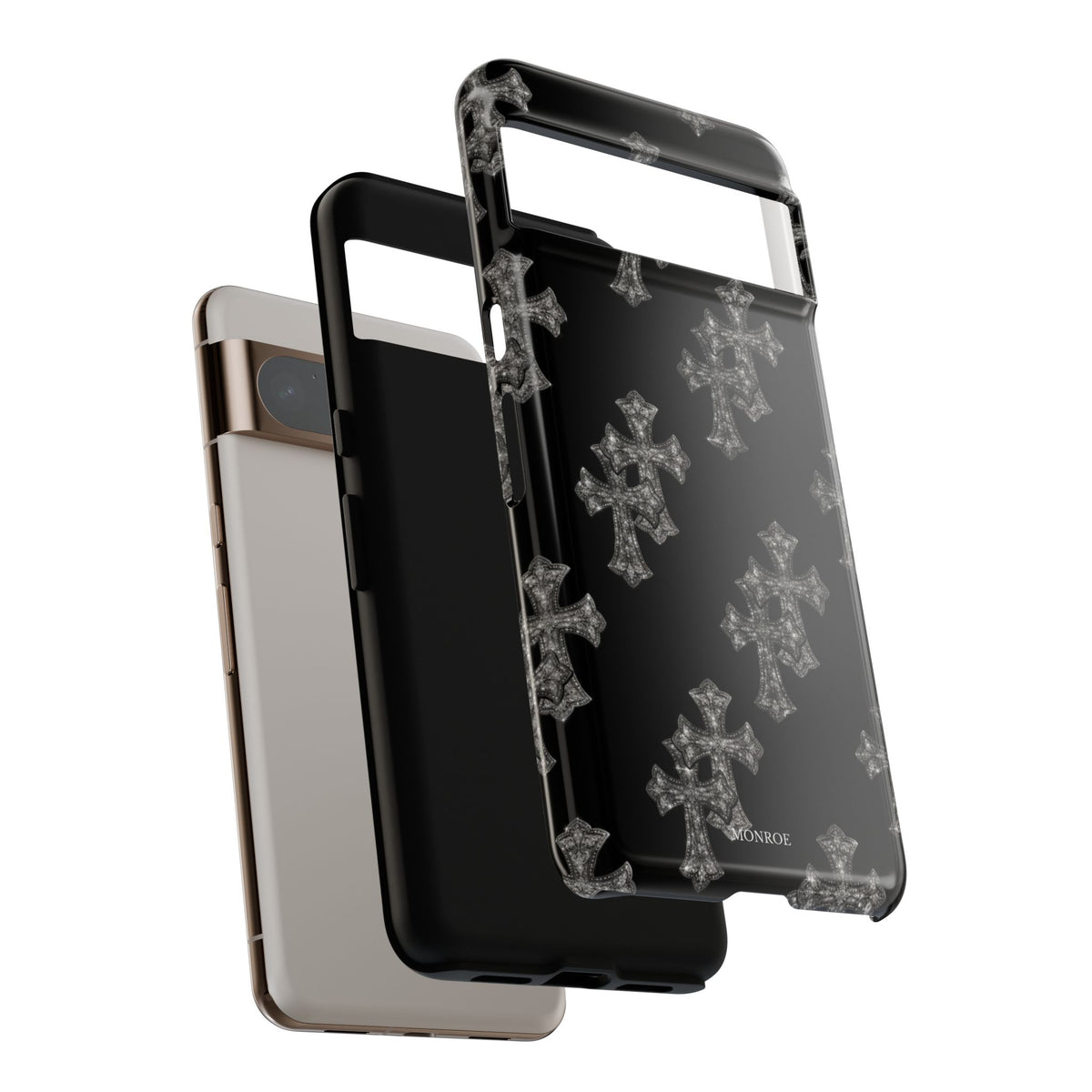 Black Crystal Cross Tough Case