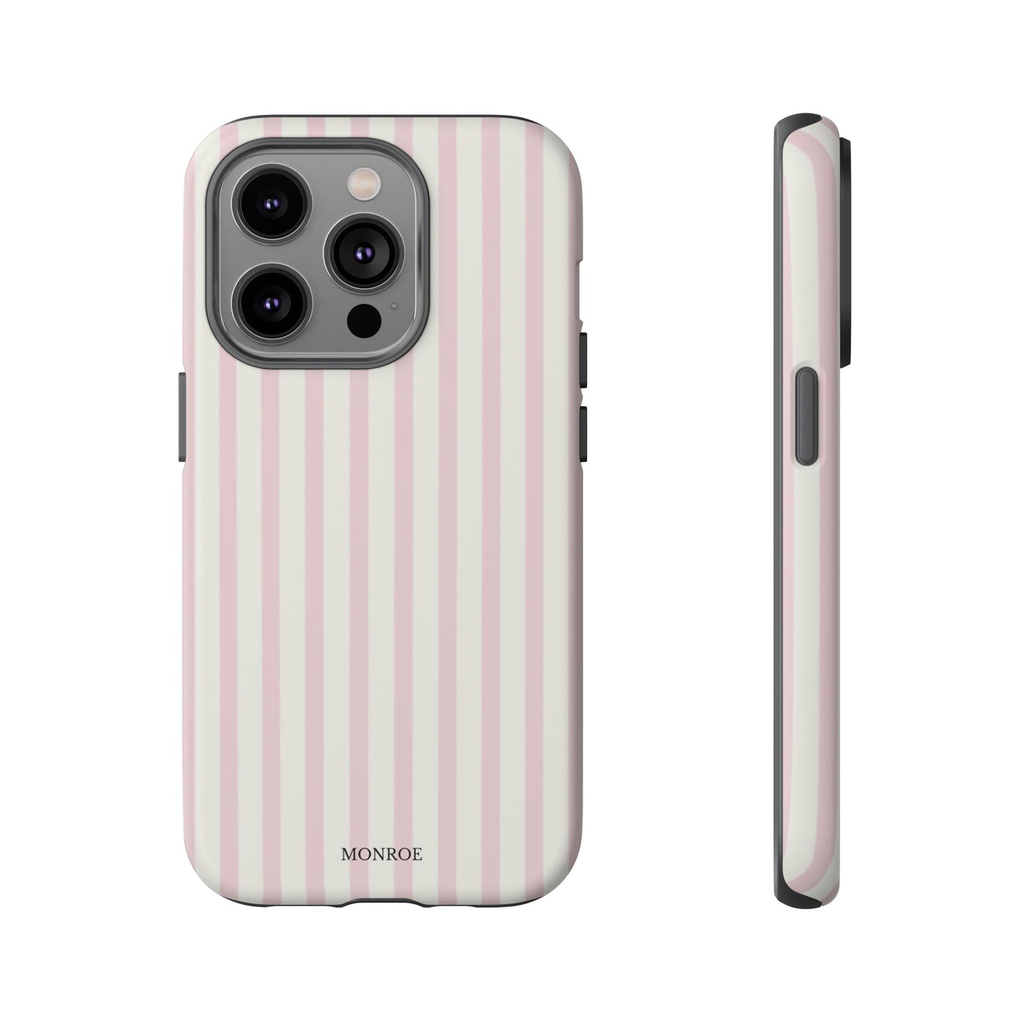 Light Pink Stripe Tough Phone Case