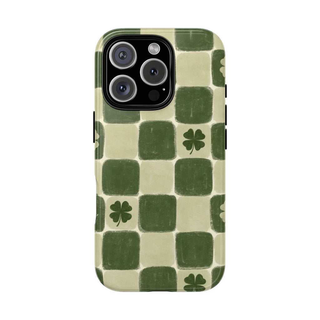 Clover Checker Tough Phone Case