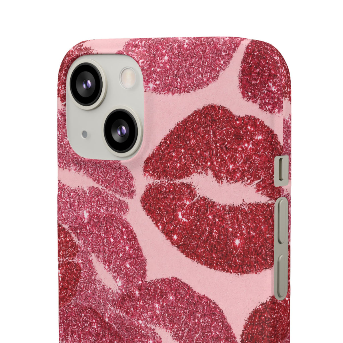 Pink Glitter Kiss Case