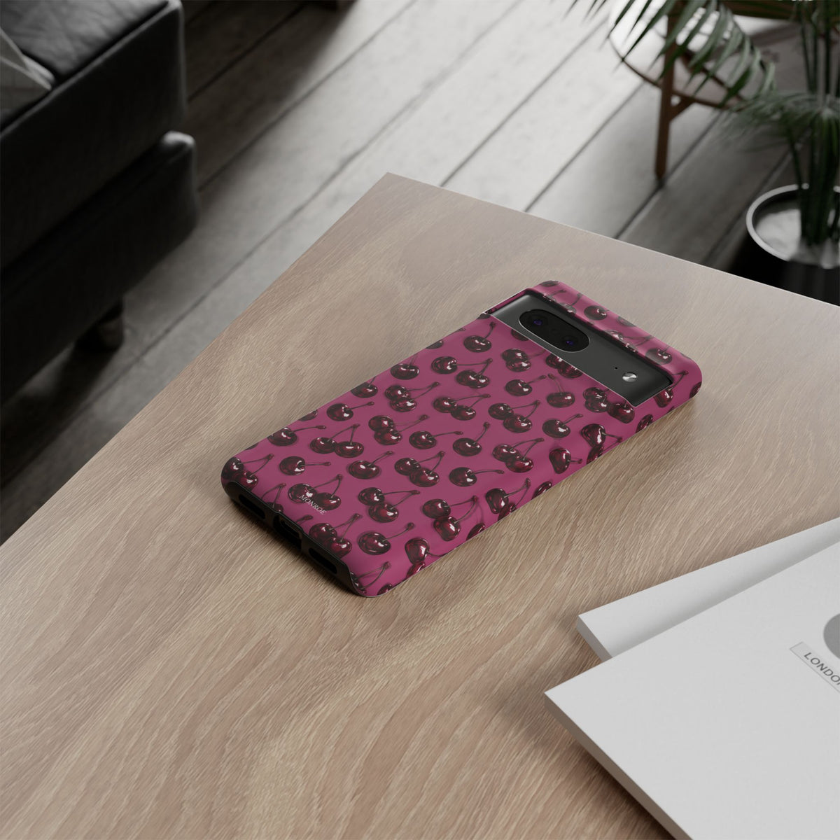 Burgundy Cherries Tough Case