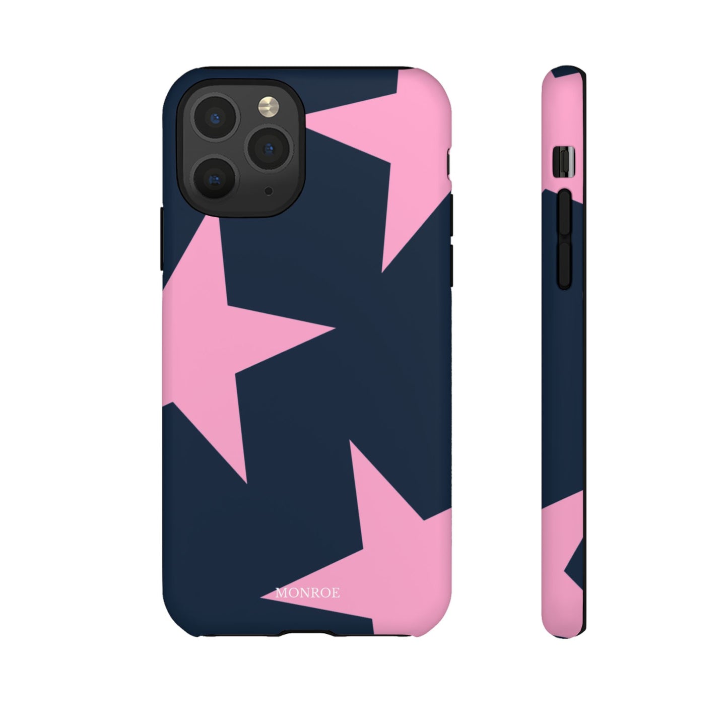 Navy & Pink Star Tough Cover