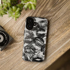 Black and Kiss Design Phone Case