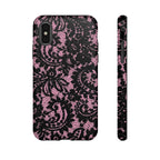 Pink Lace Pattern Tough Phone Case