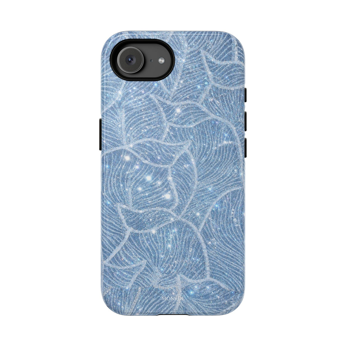 Glacier Blue Floral Tough Case