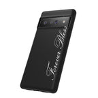 "Forever Blessed" Black Phone Cover