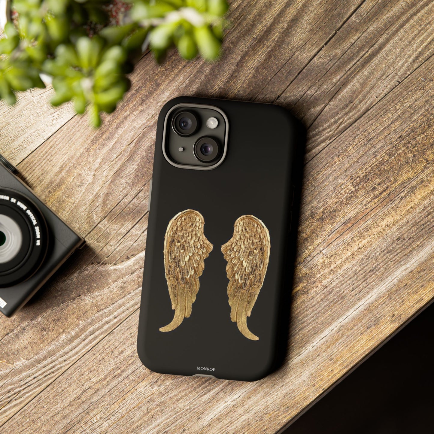 Gold Angel Wings Tough Case
