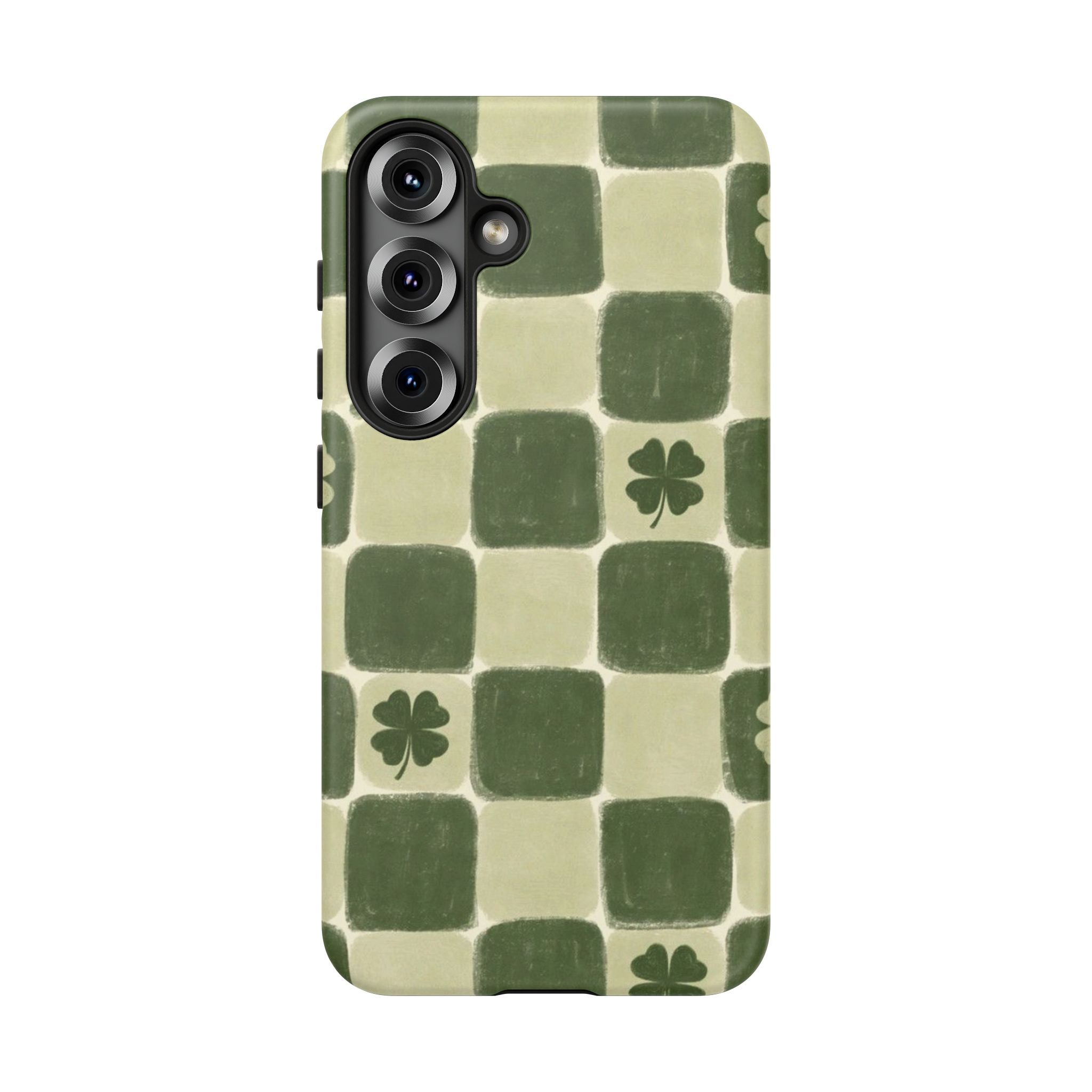 Clover Checker Tough Phone Case