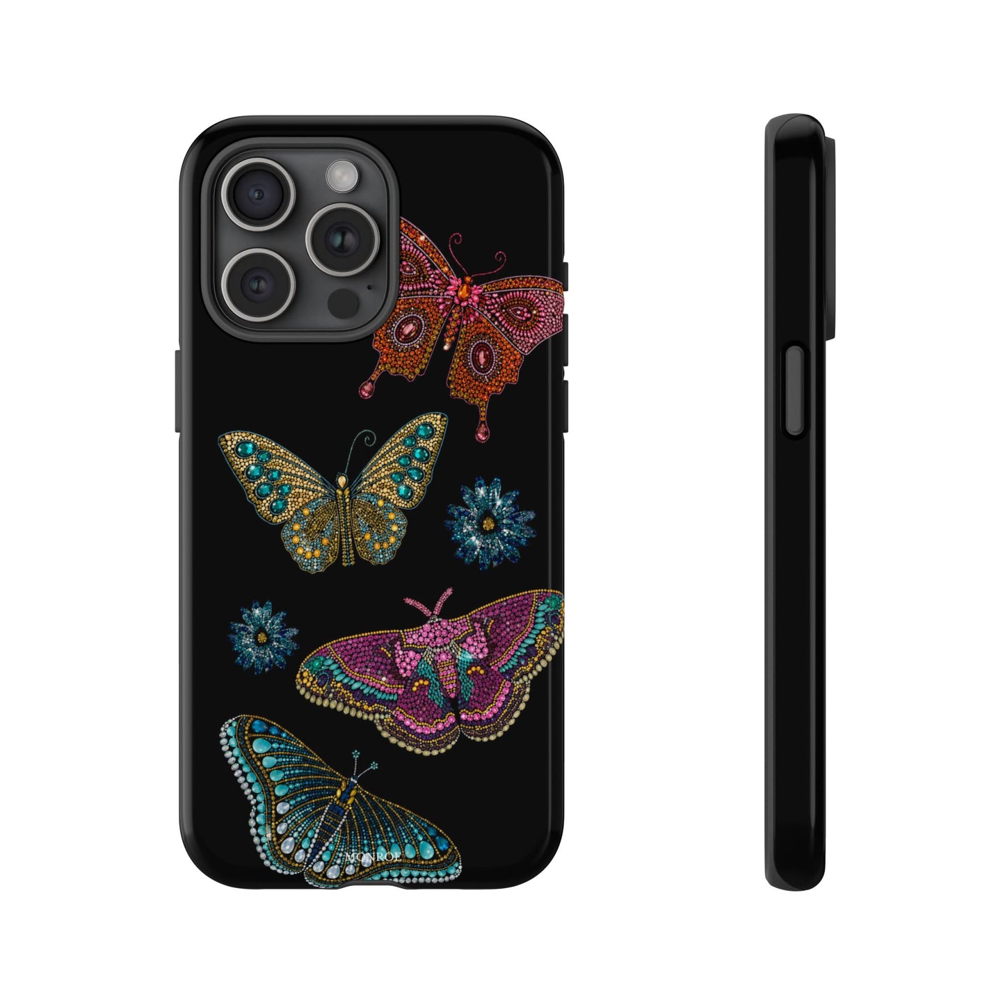 Butterfly Beaded Tough Case