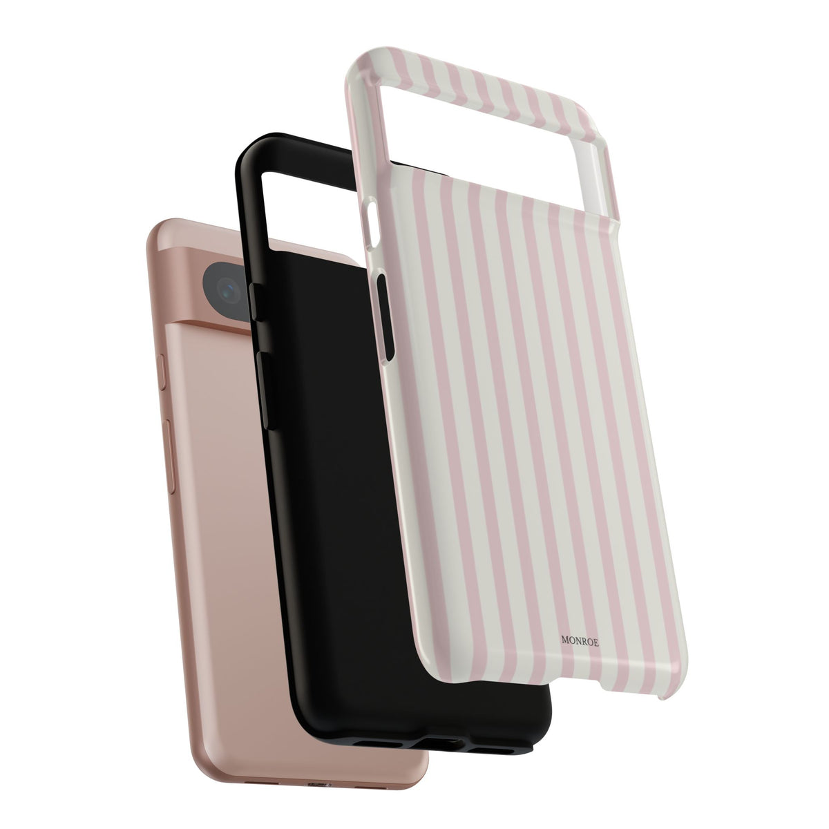Light Pink Stripe Tough Phone Case