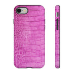 Purple Croc Phone Case