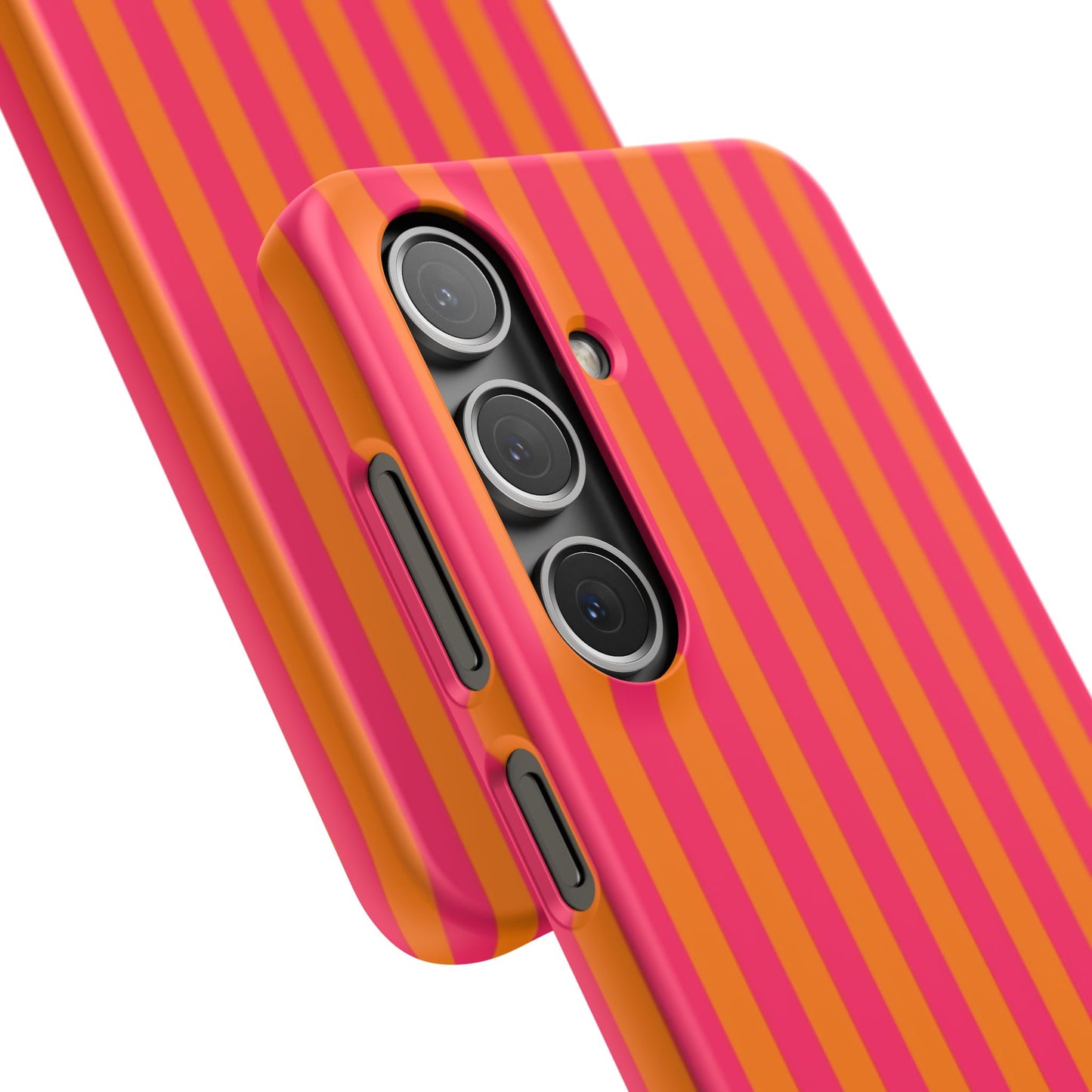 Striped Orange & Pink Case