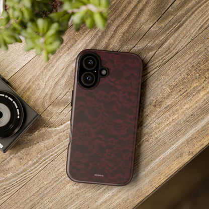 Burgundy Lace Tough Case