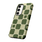Clover Checker Tough Phone Case