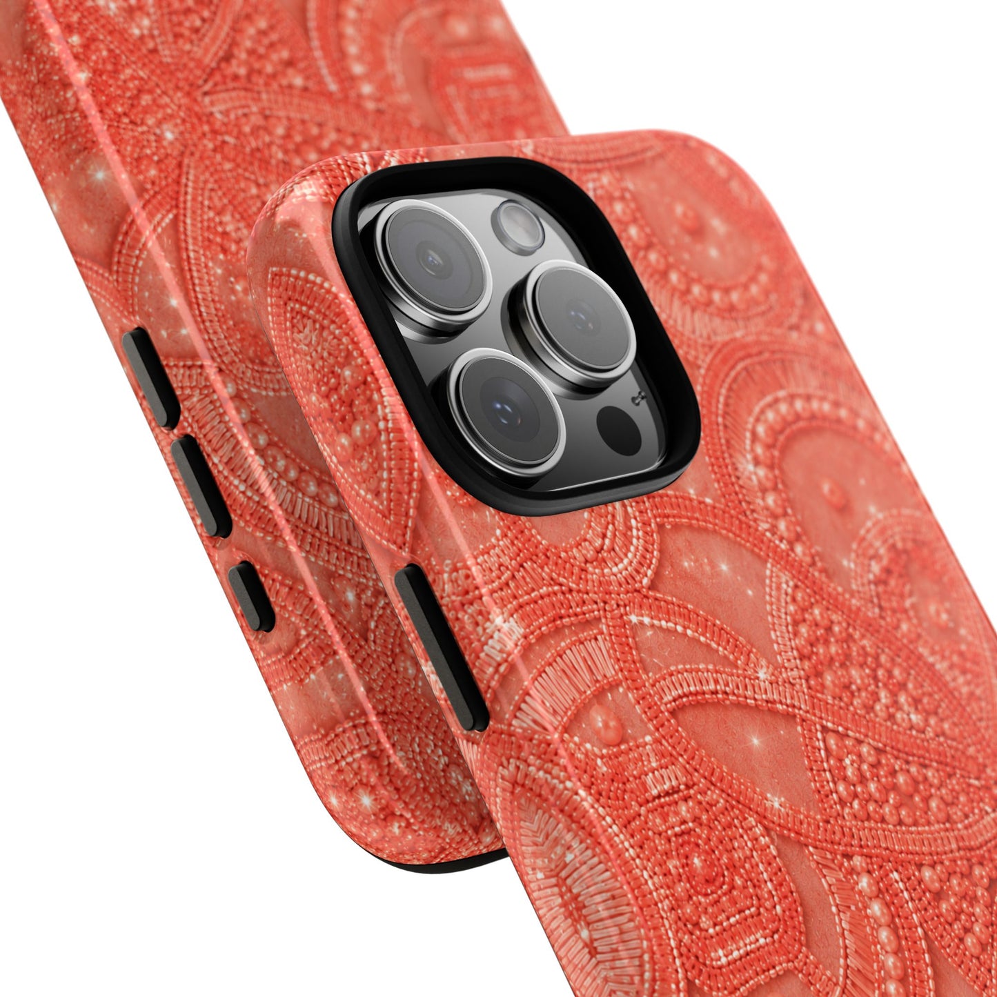 Coral Lace Tough Case