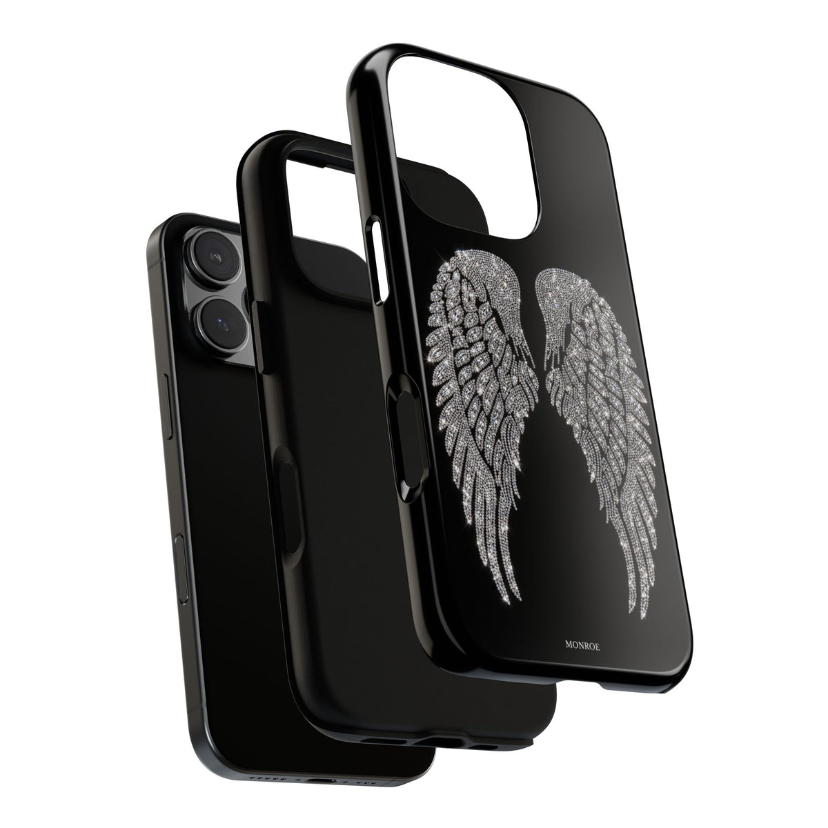 Silver Angel Wings Tough Case