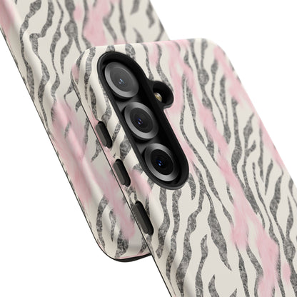 Light Pink Zebra Tough Case