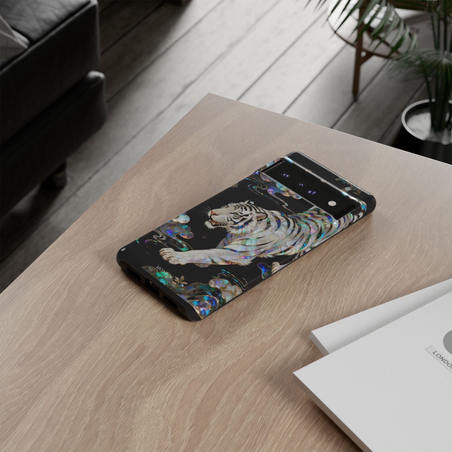 Iridescent White Tiger Tough Case