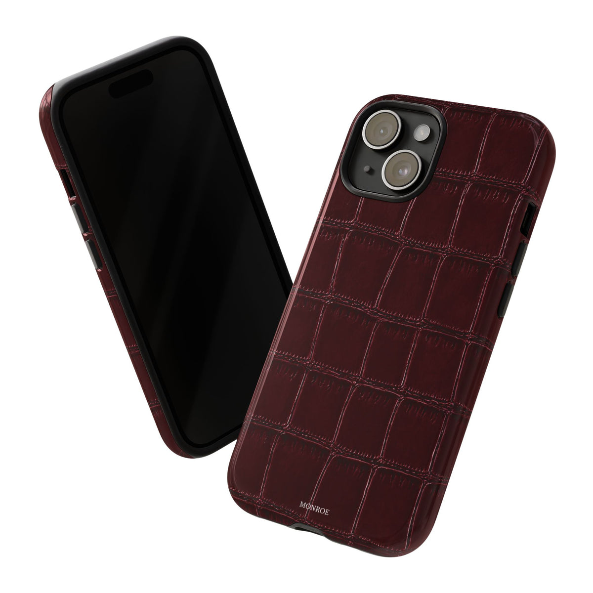 Burgundy Croc Tough Case
