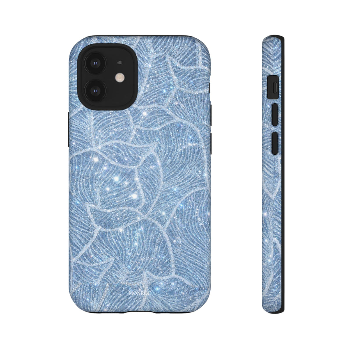 Glacier Blue Floral Tough Case