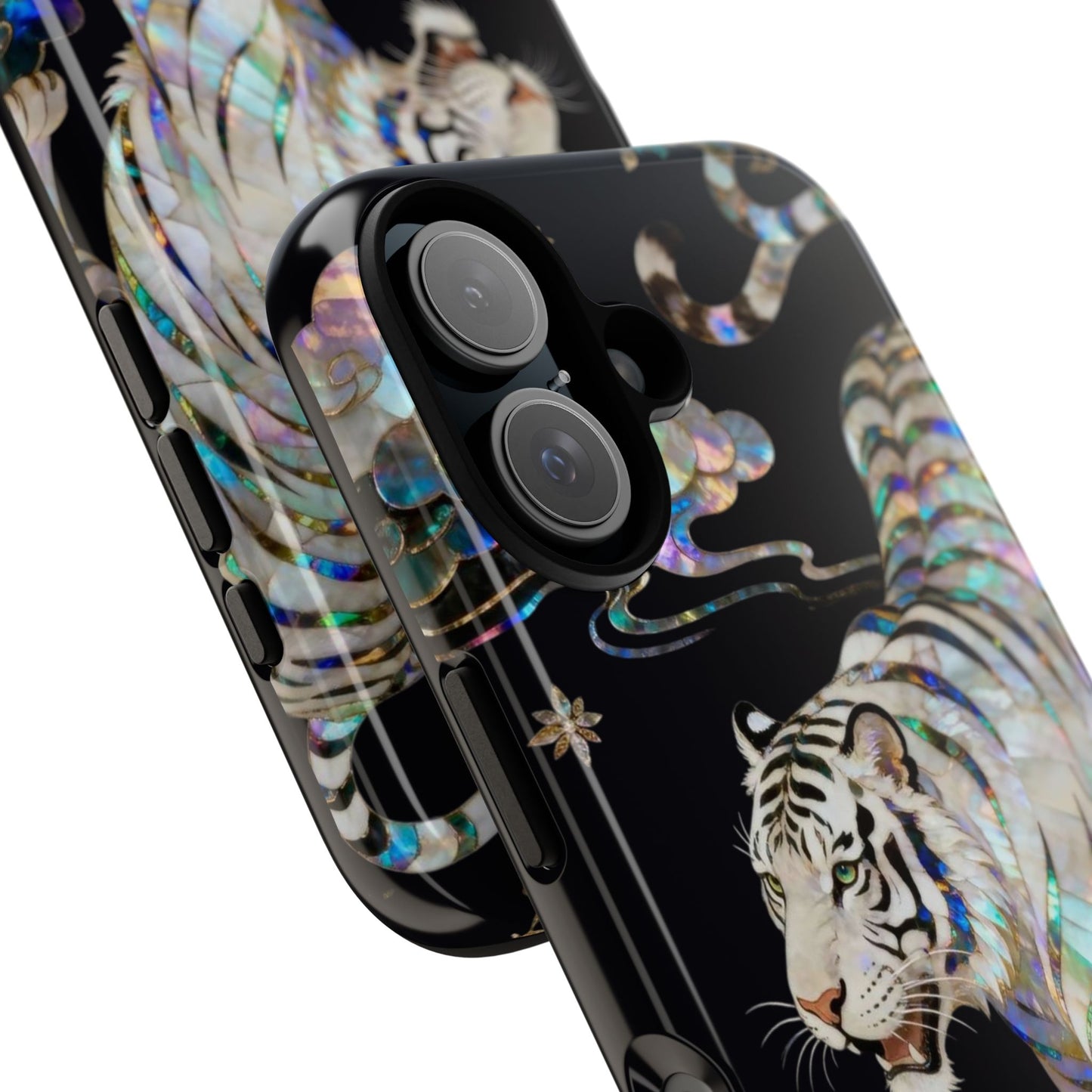 Iridescent White Tiger Tough Case