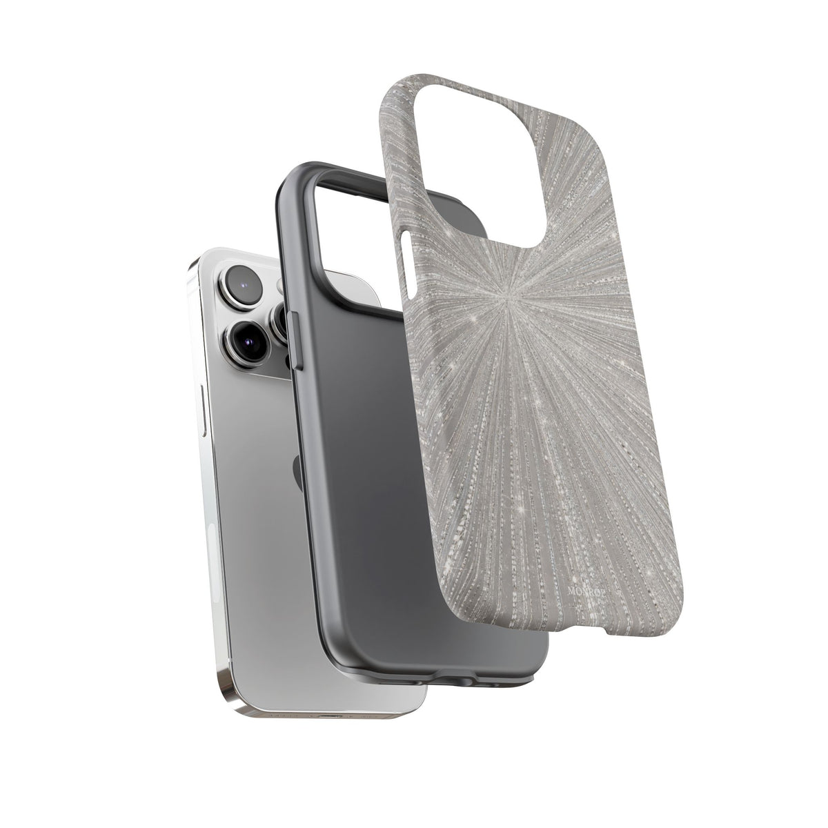 Sparkling Silver Burst Tough Case