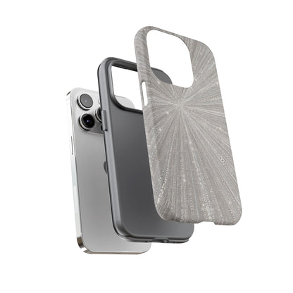 Sparkling Silver Burst Tough Case