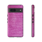 Purple Croc Phone Case