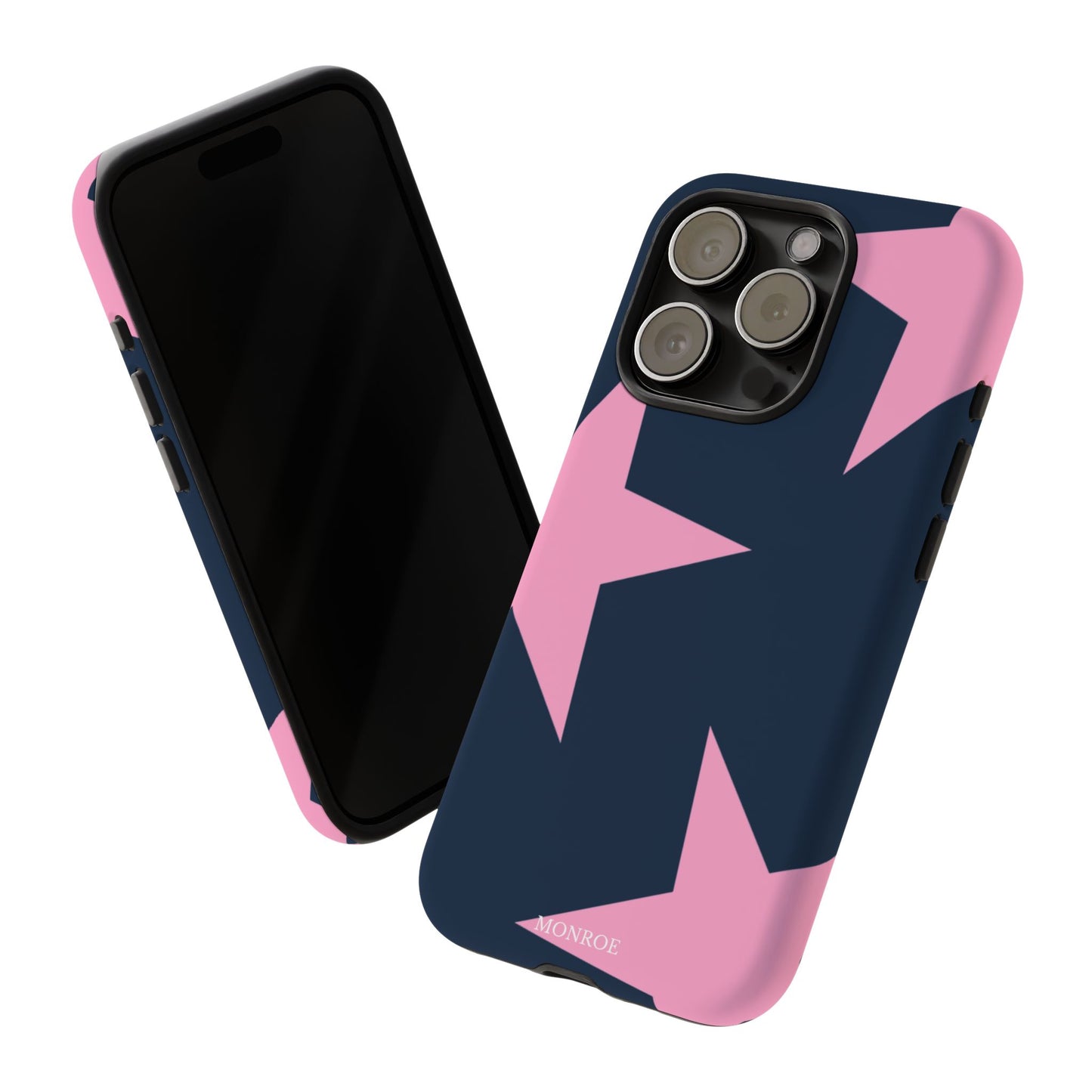 Navy & Pink Star Tough Cover