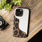 Half Cheetah Print Phone Case