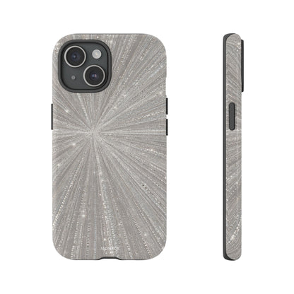 Sparkling Silver Burst Tough Case