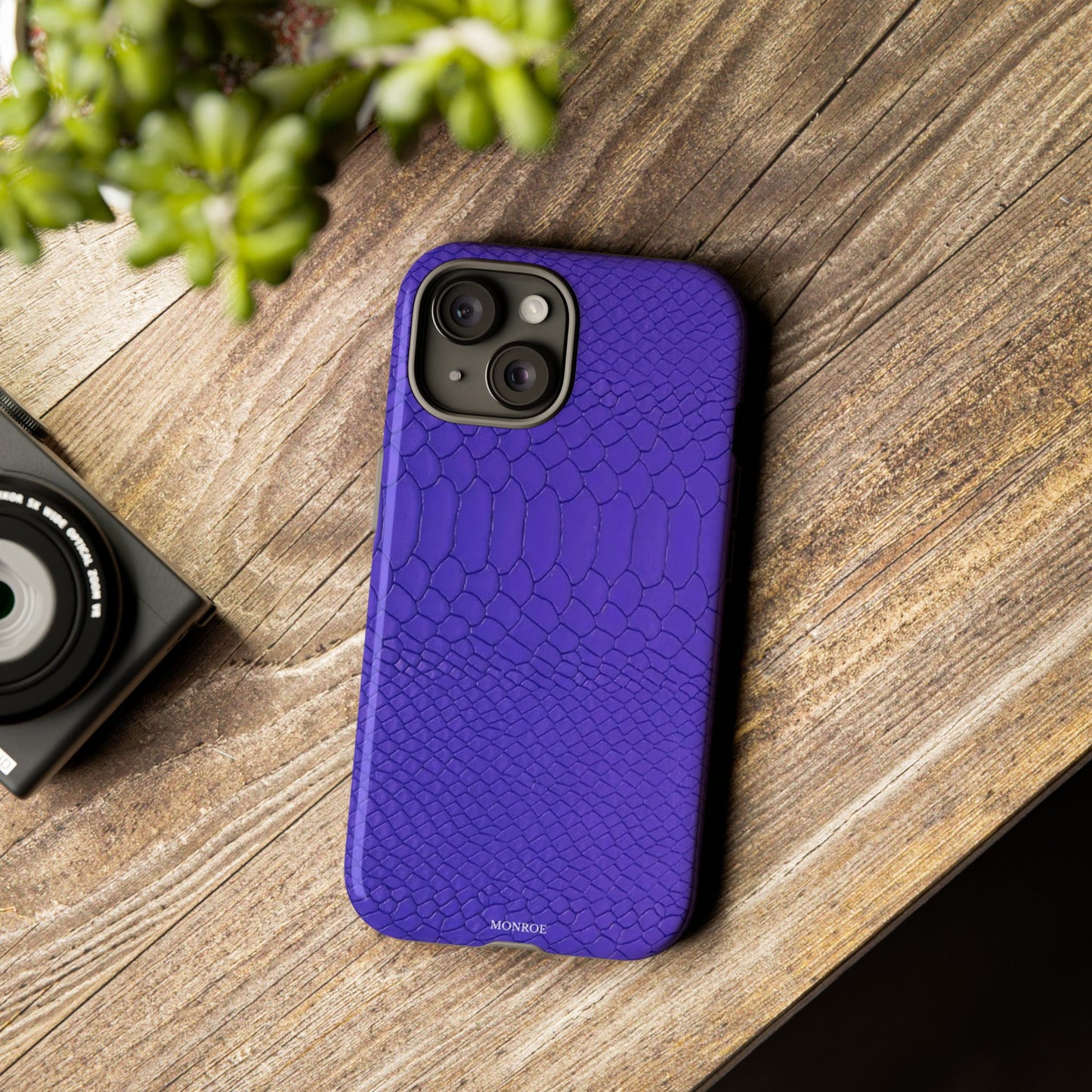 Dark Purple Snake Tough Case