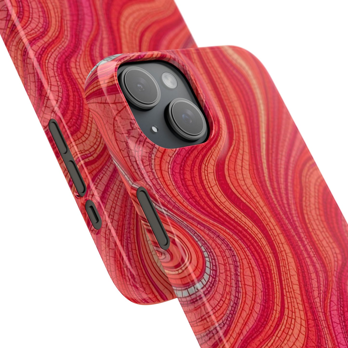 Retro Wavy Red Case