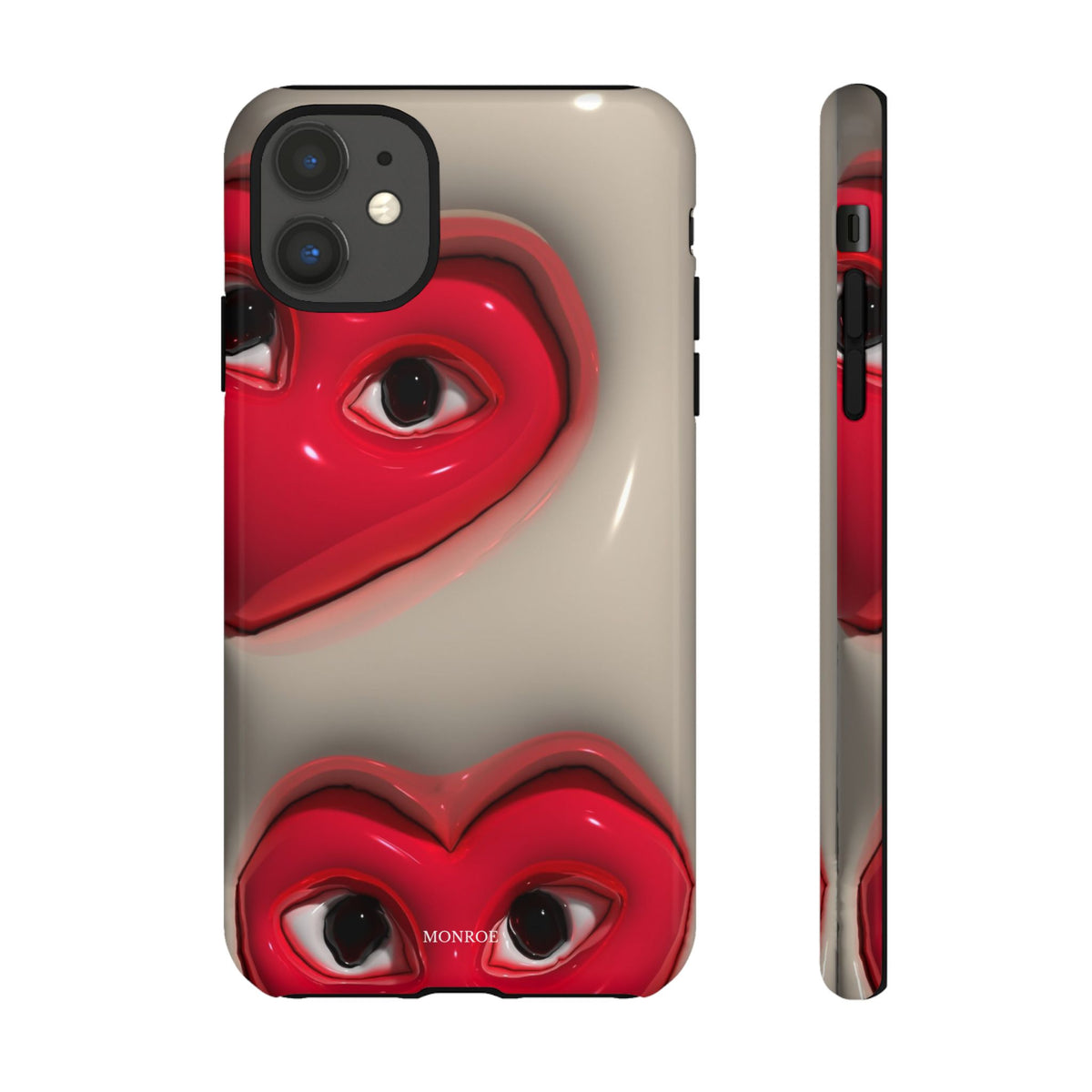 Red Heart Eyes Tough Case