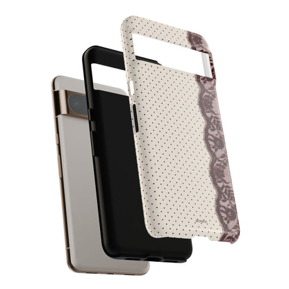Burgundy Lace Edge Tough Case