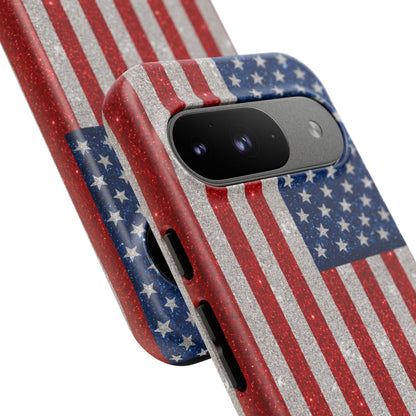 America Glitter Tough Case