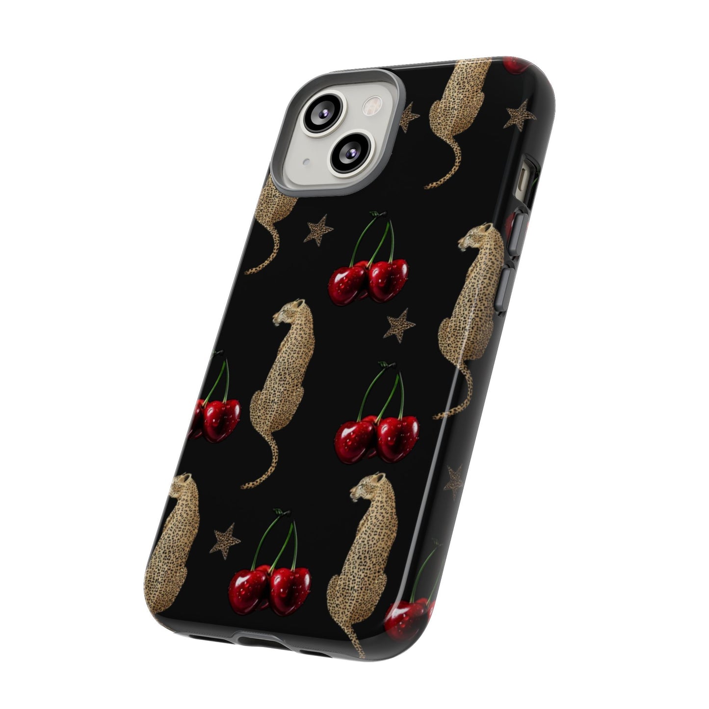 Leopard & Cherry Tough Case