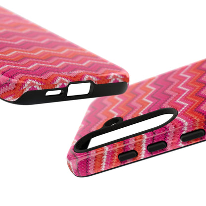 Pink Zigzag Tough Case