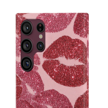 Pink Glitter Kiss Case
