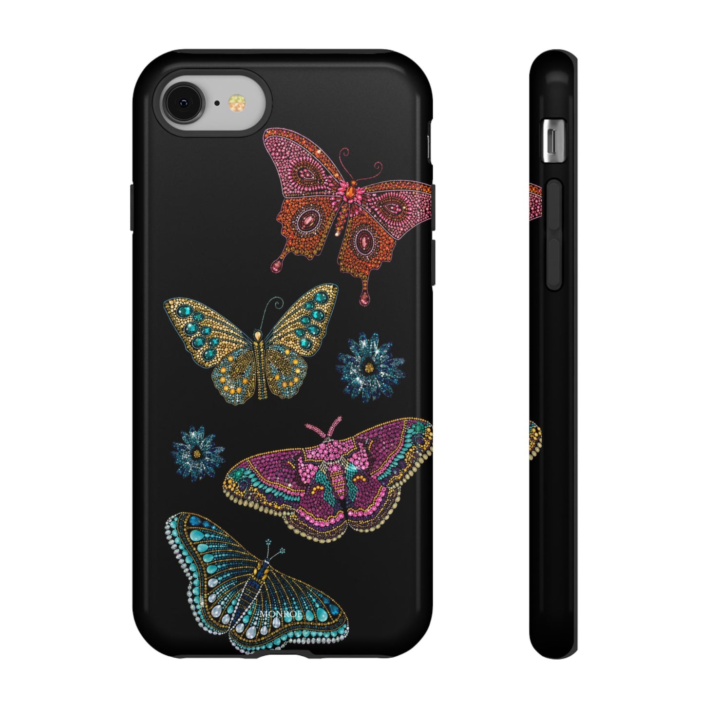 Butterfly Beaded Tough Case