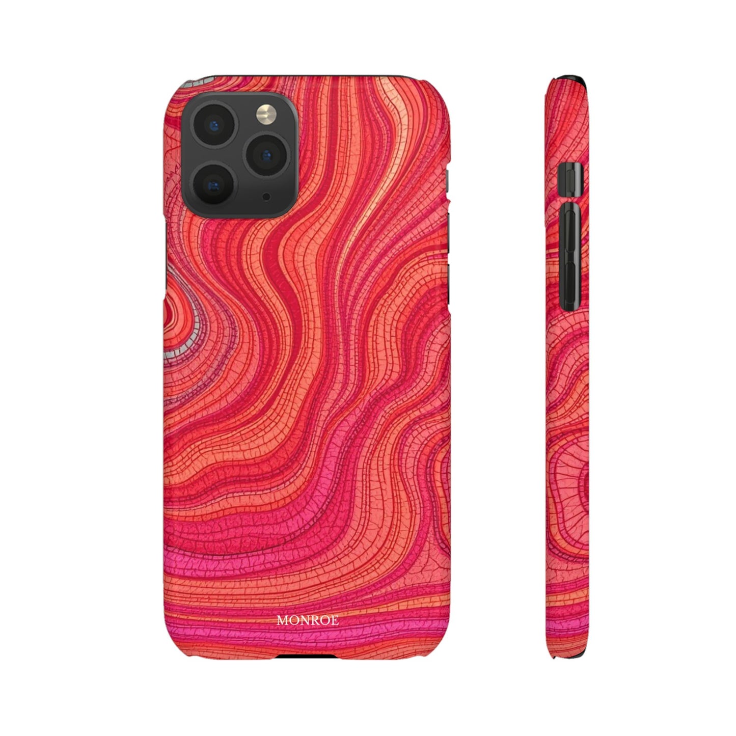 Retro Wavy Red Case