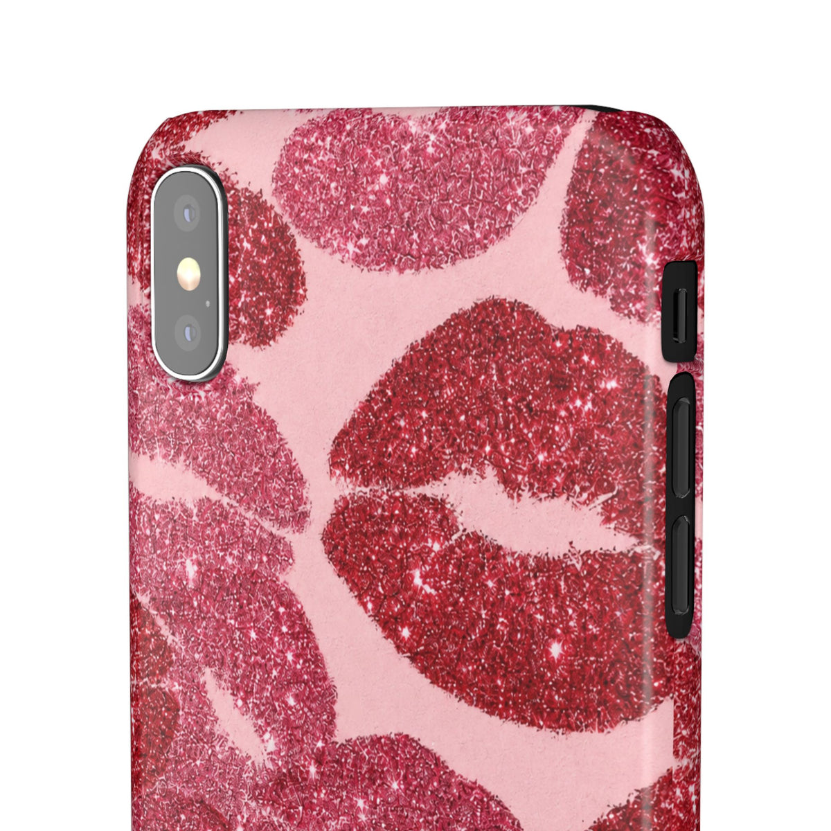 Pink Glitter Kiss Case