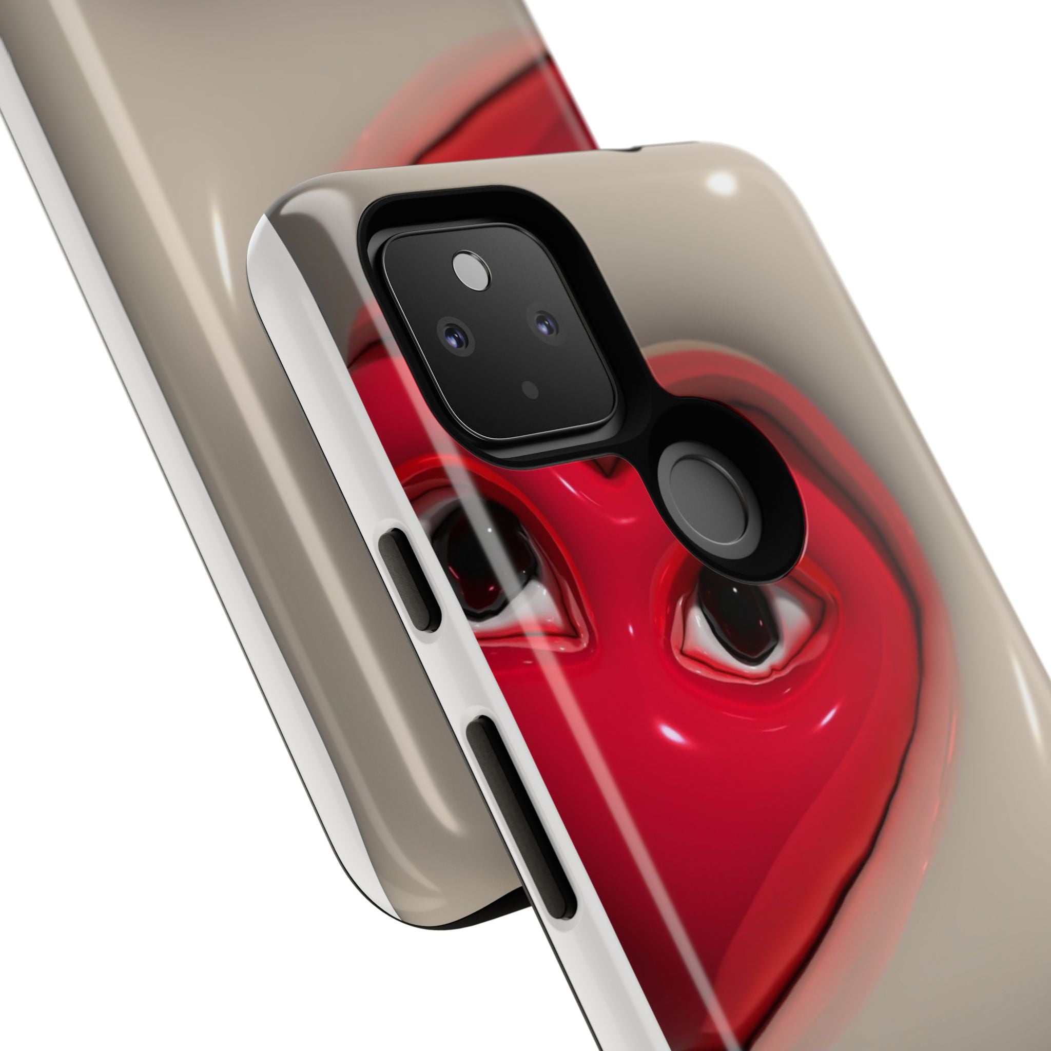 3D Hearts Phone Case